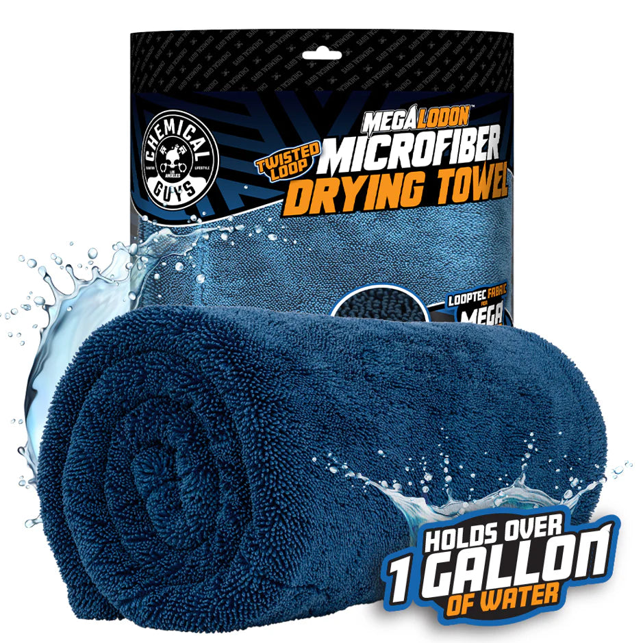 Chemical Guys Megalodon Twisted Loop Microfibre Drying Towel 24" x 36"
