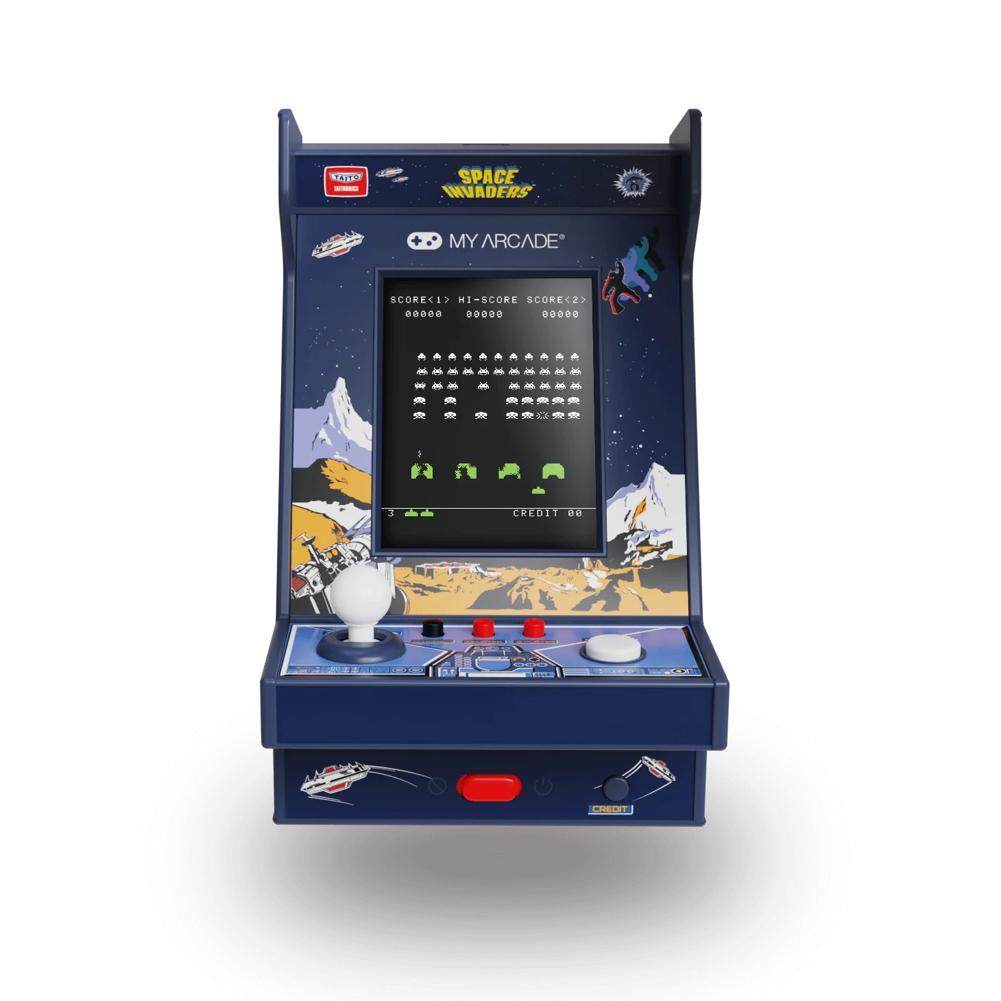 My Arcade Space Invaders Nano Player Pro 4.8" Portable Retro Arcade - DGUNL7005