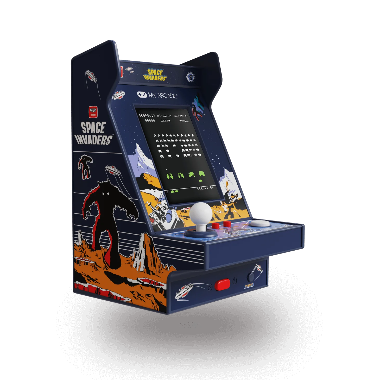 My Arcade Space Invaders Nano Player Pro 4.8" Portable Retro Arcade - DGUNL7005