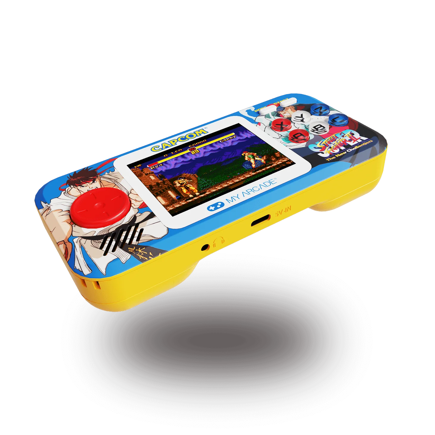 My Arcade Super Street Fighter II Pocket Player Pro Portable Gaming System (2 Games In 1) - DGUNL4187