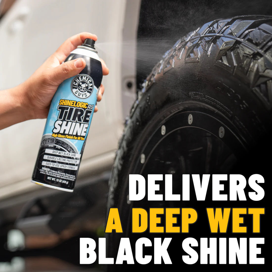 Chemical Guys ShineLogic™ Tire Shine - High Gloss, Long Lasting - 20oz
