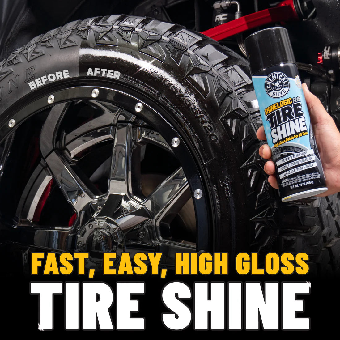Chemical Guys ShineLogic™ Tire Shine - High Gloss, Long Lasting - 20oz