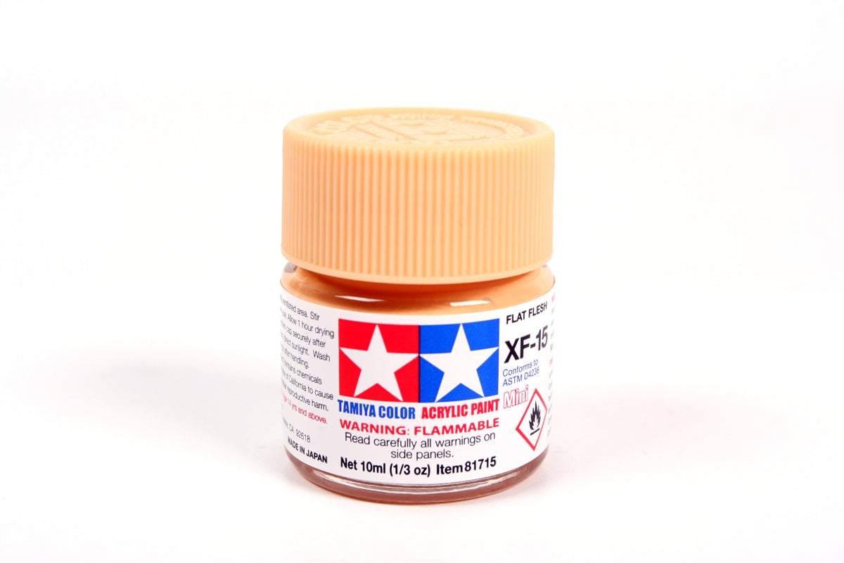 Tamiya Acrylic Mini XF-15 Flat Flesh Paint 10ml - Item #81715
