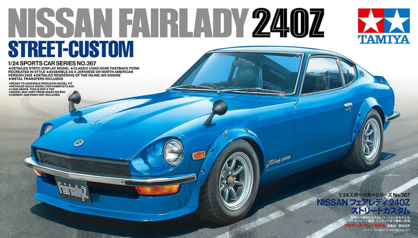 Tamiya Datsun 240Z Street Custom 1/24 Model Kit - Item #24367