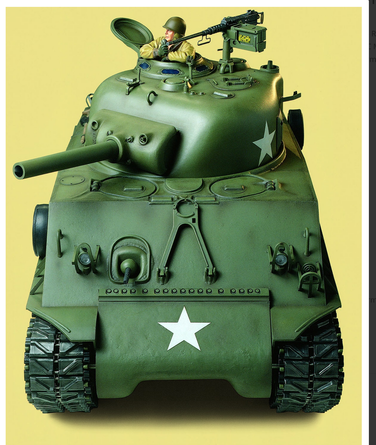 Frontal top down view