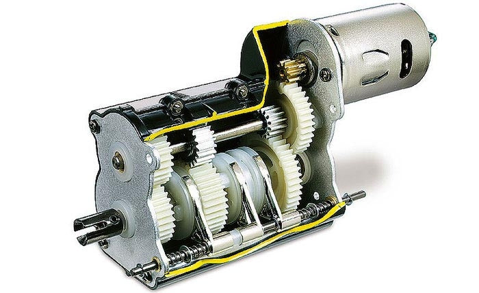 3 speed transmission exploded view