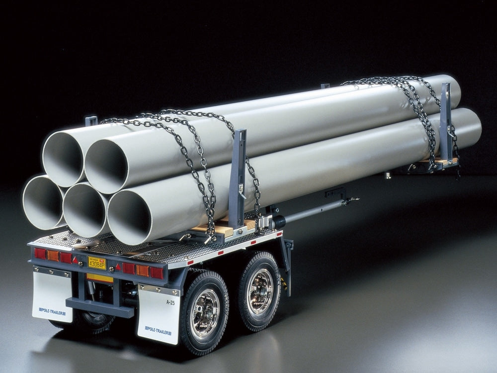 rear angled view with poles attached