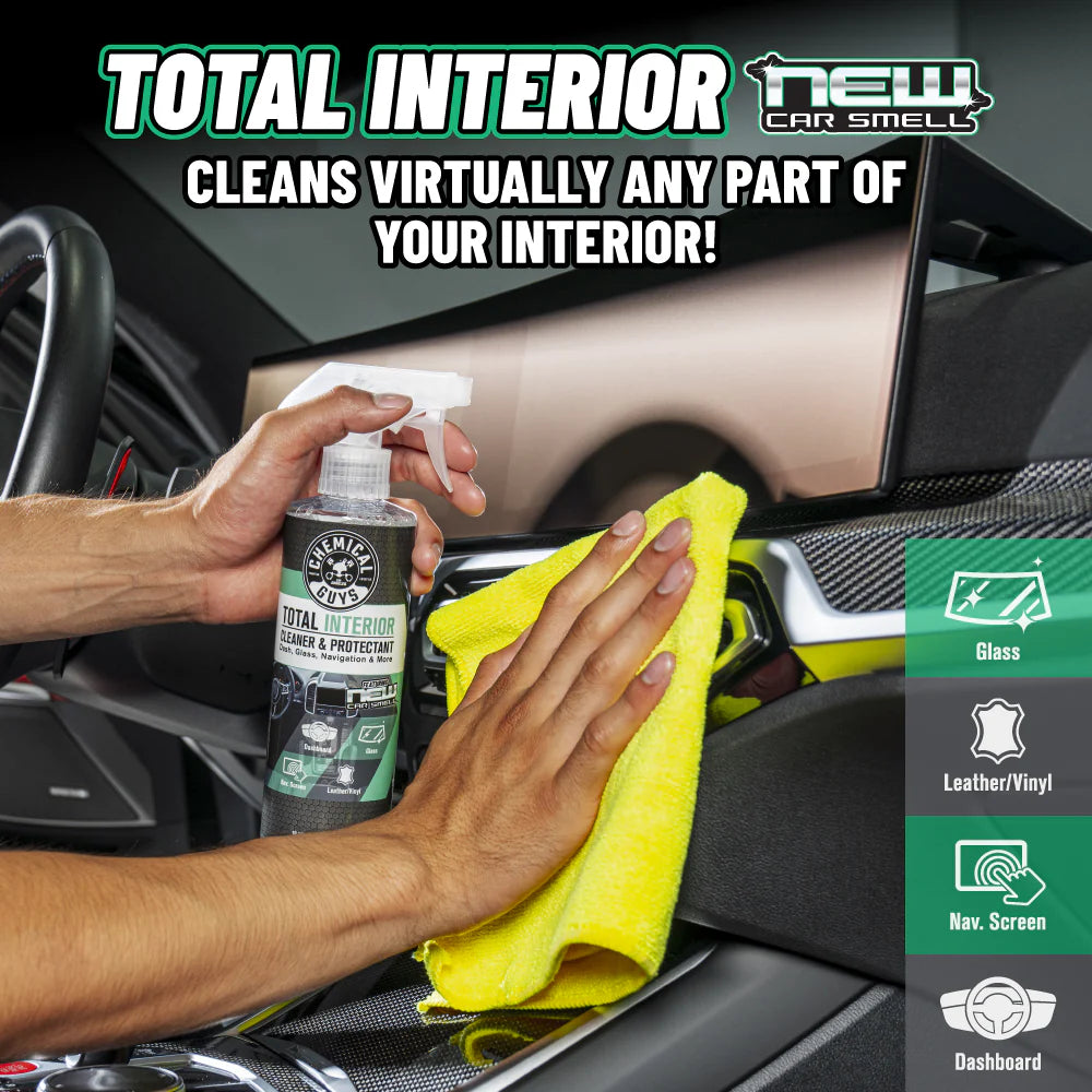 Chemical Guys Total Interior Cleaner & Protectant - New Car Smell - 16oz