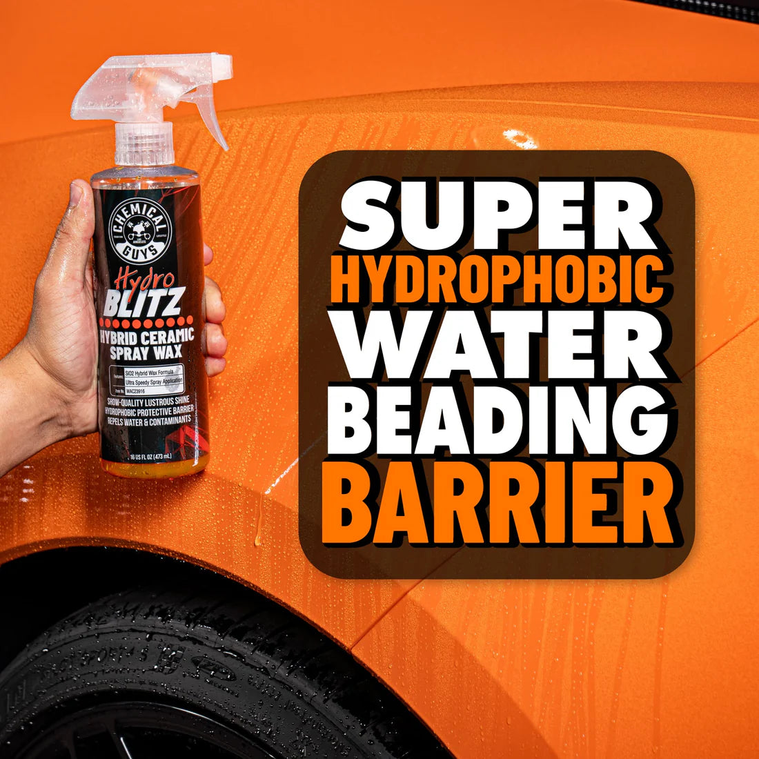 Chemical Guys Hydro Blitz - Hybrid Ceramic Spray Wax - 16oz
