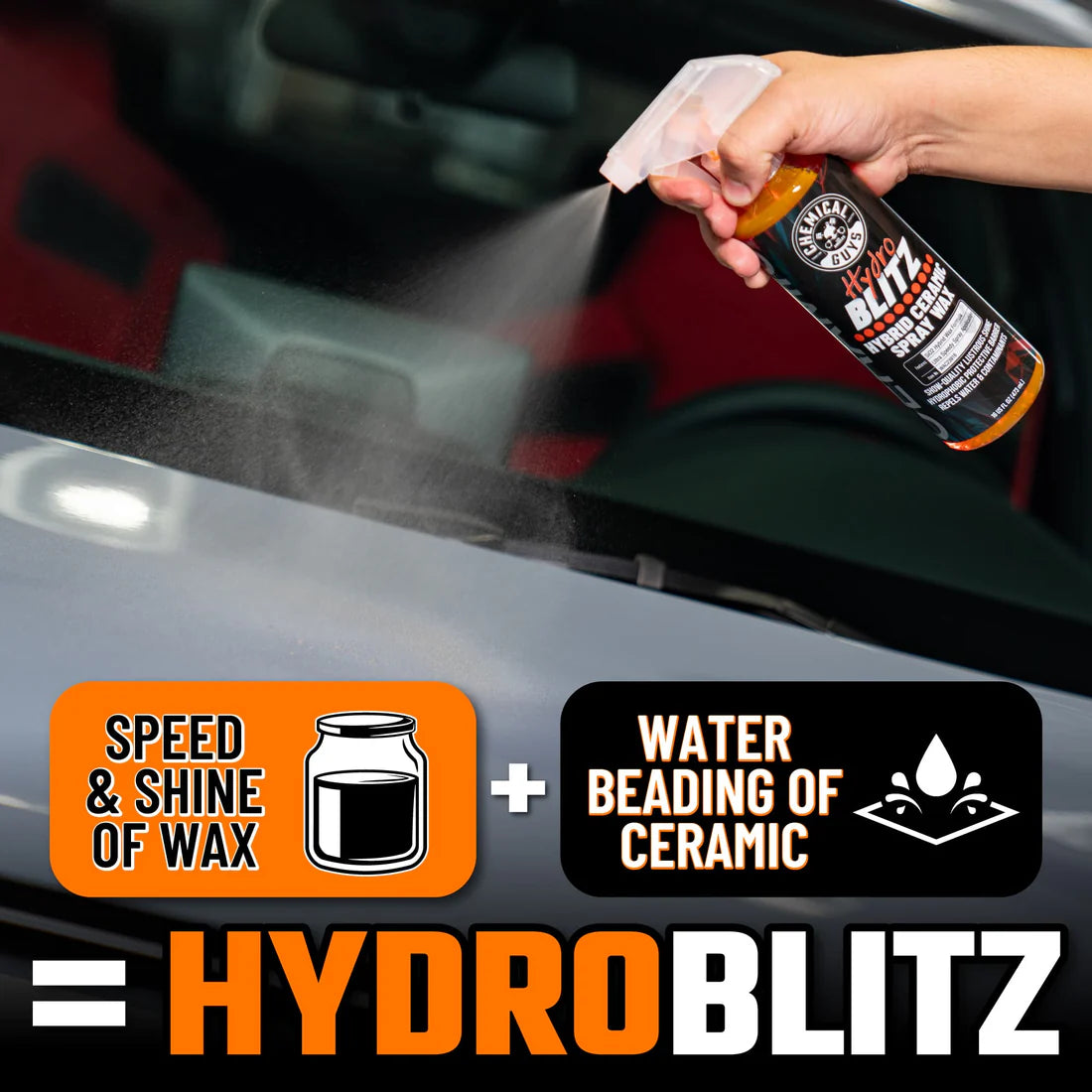 Chemical Guys Hydro Blitz - Hybrid Ceramic Spray Wax - 16oz