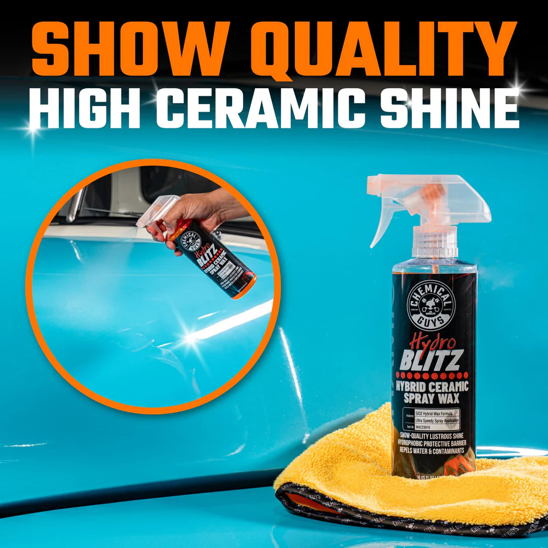Chemical Guys Hydro Blitz - Hybrid Ceramic Spray Wax - 16oz