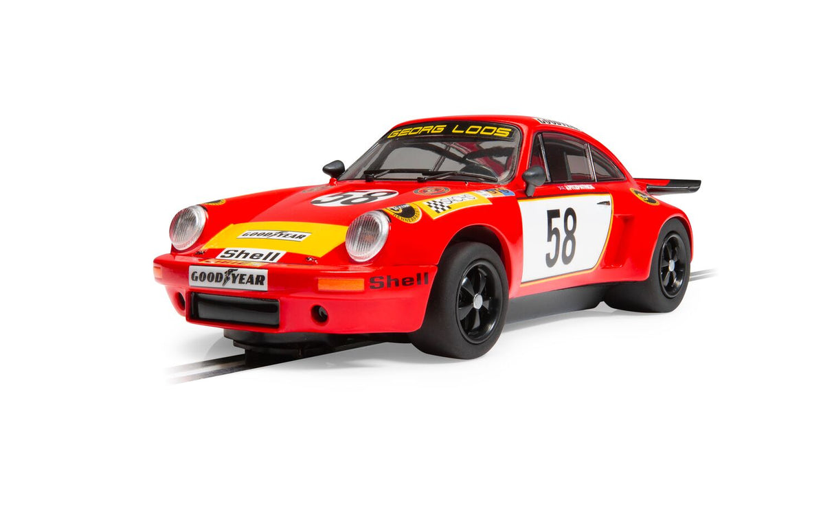 Scalextric Porsche 911 RSR 3.0 - Georg Loos Racing - GT Winner 1975 LeMans - C4594