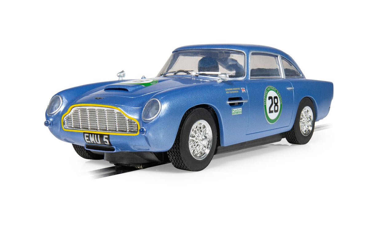 Scalextric Aston Martin DB5 - Blue / Yellow - Historic GT Racing C4599