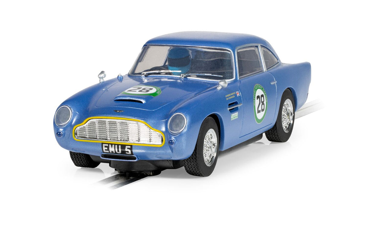 Scalextric Aston Martin DB5 - Blue / Yellow - Historic GT Racing C4599