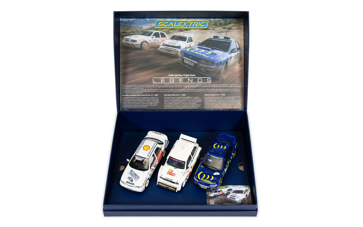 Scalextric Colin McRae - Triple Pack - Ford, Subaru, MG - C4612A