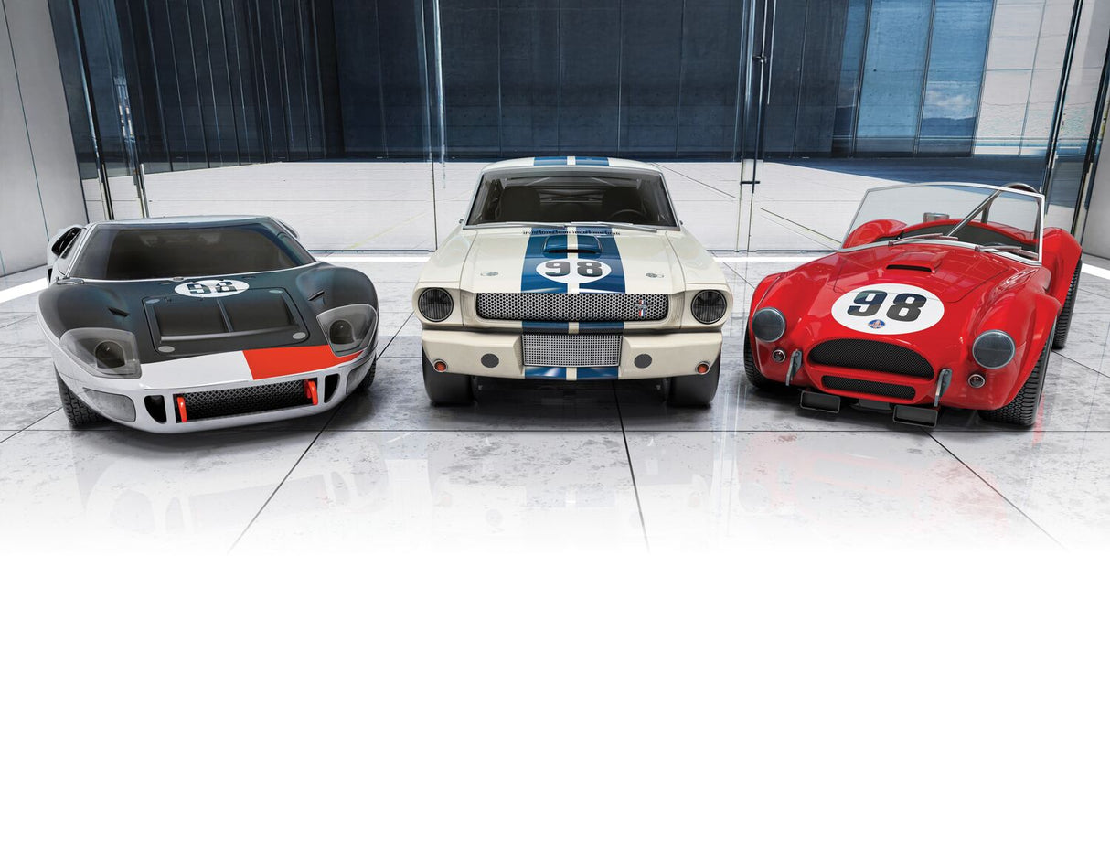 Scalextric Ken Miles - Triple Car Pack Ford / Shelby C4619A