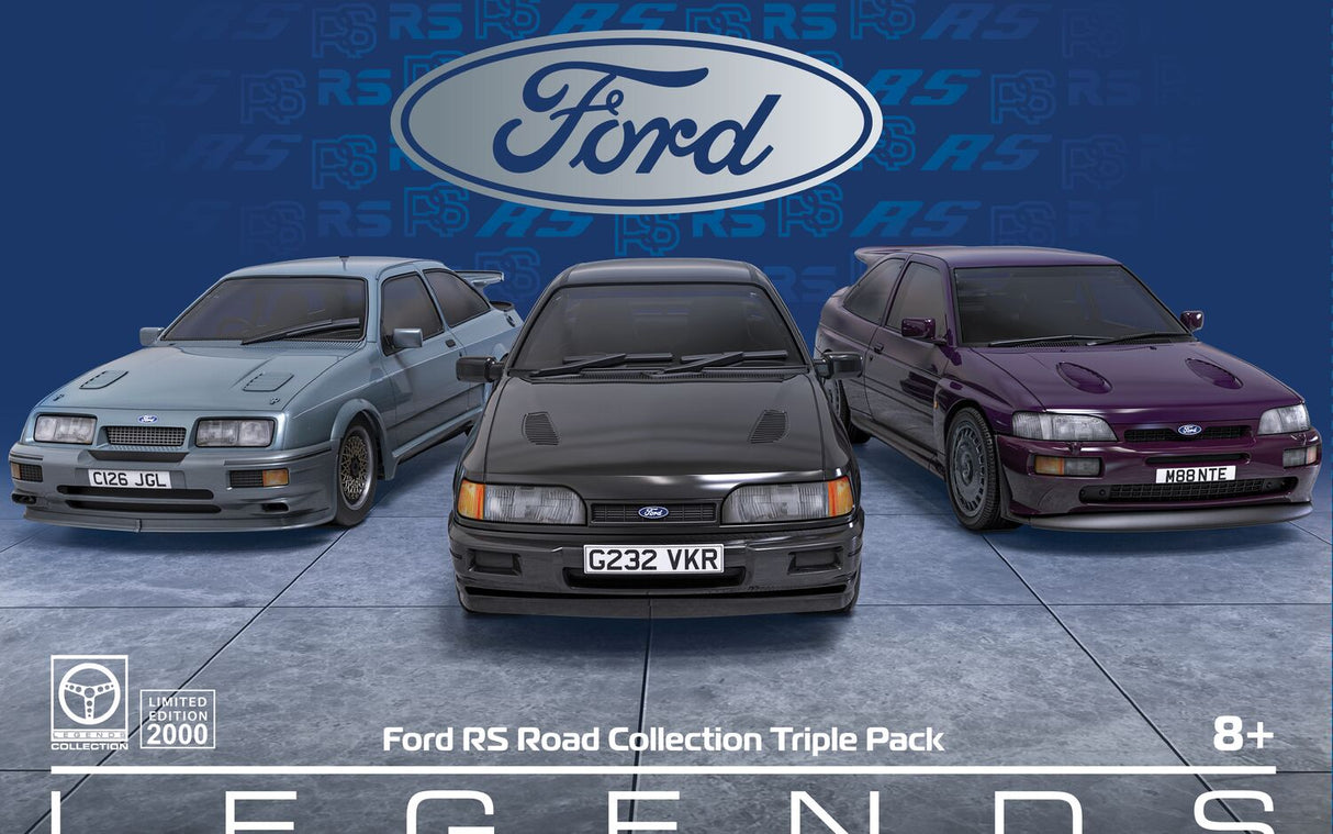 Scalextric Ford RS Road Collection - RS Cosworth Triple Car Pack C4666A