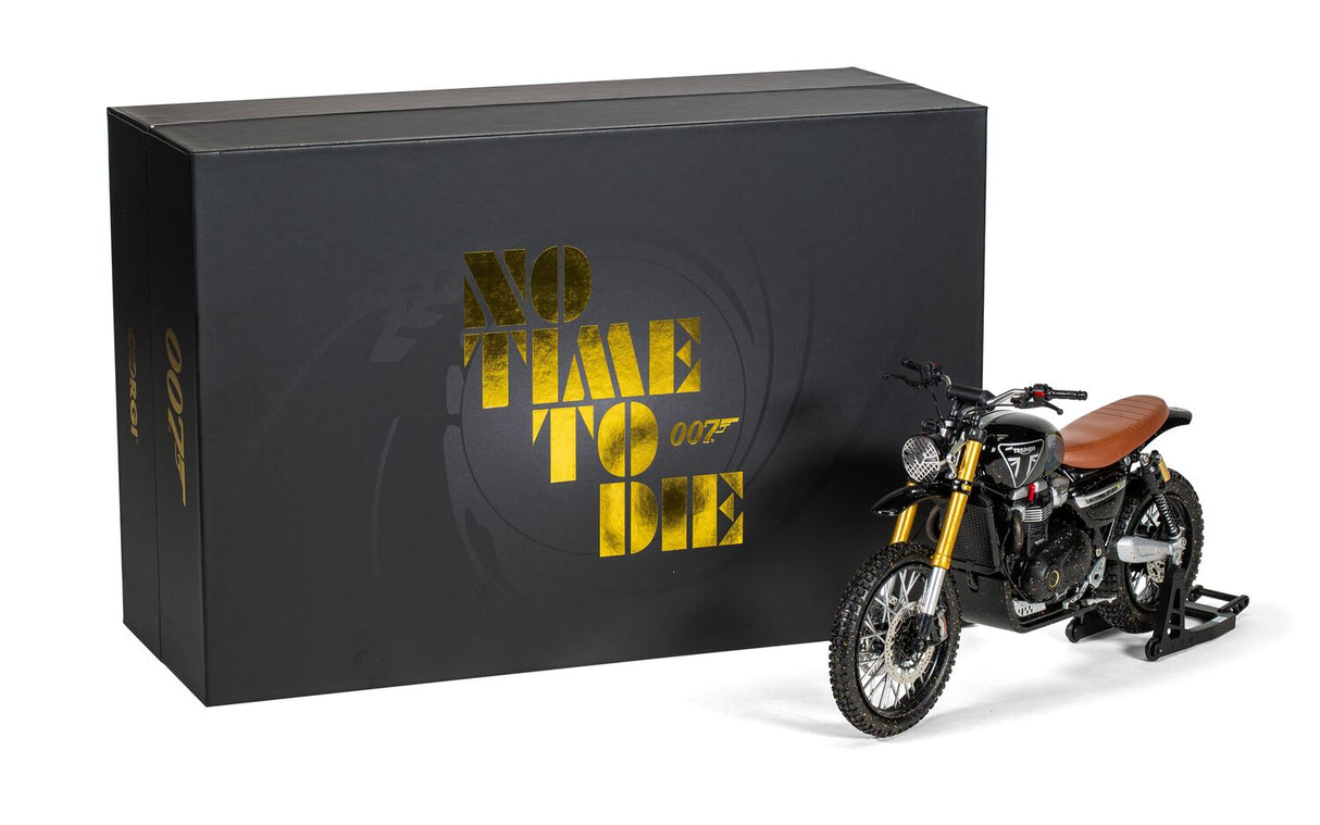 Corgi James Bond - Triumph Scrambler 1200XE (Norway) 'No Time To Die' CC08403 1:12