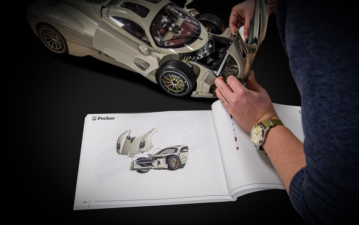Pocher Pagani Utopia Coupé - Bianco Perla - Instruction Manual - HK123IM