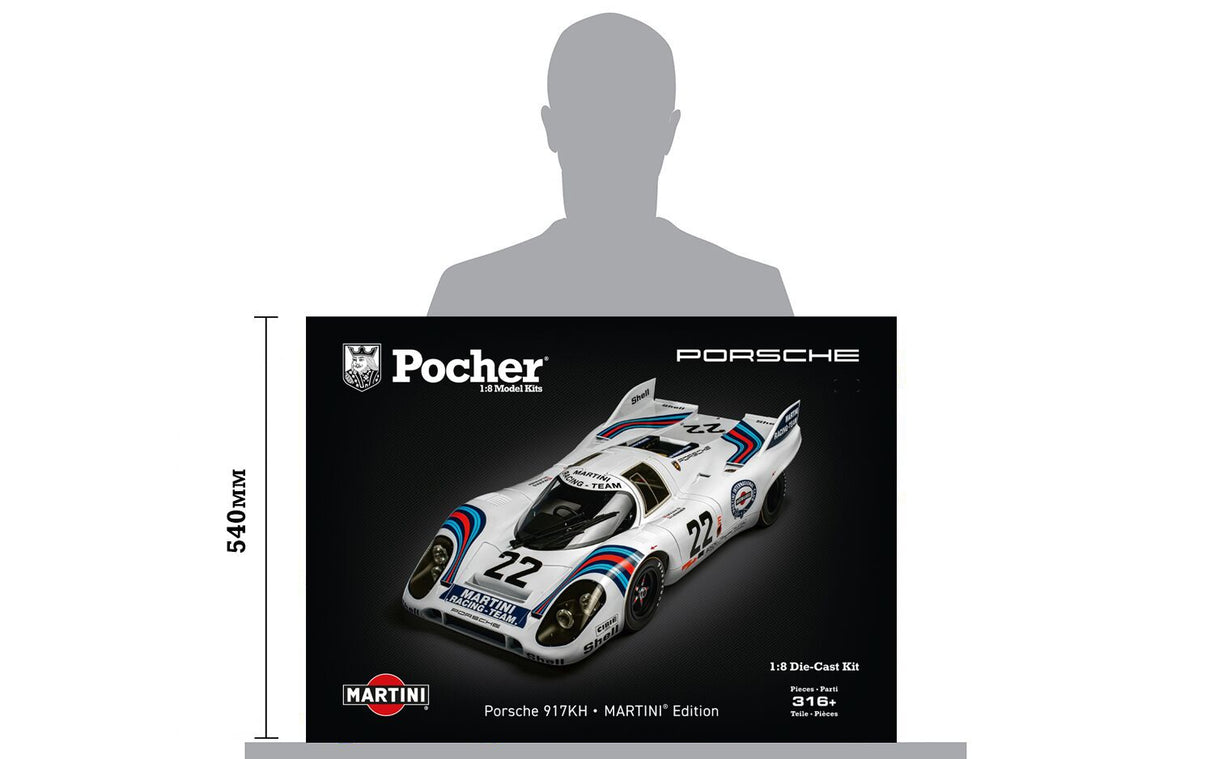 Pocher Porsche 917KH – MARTINI Edition - 1:8 Scale Kit - HK122