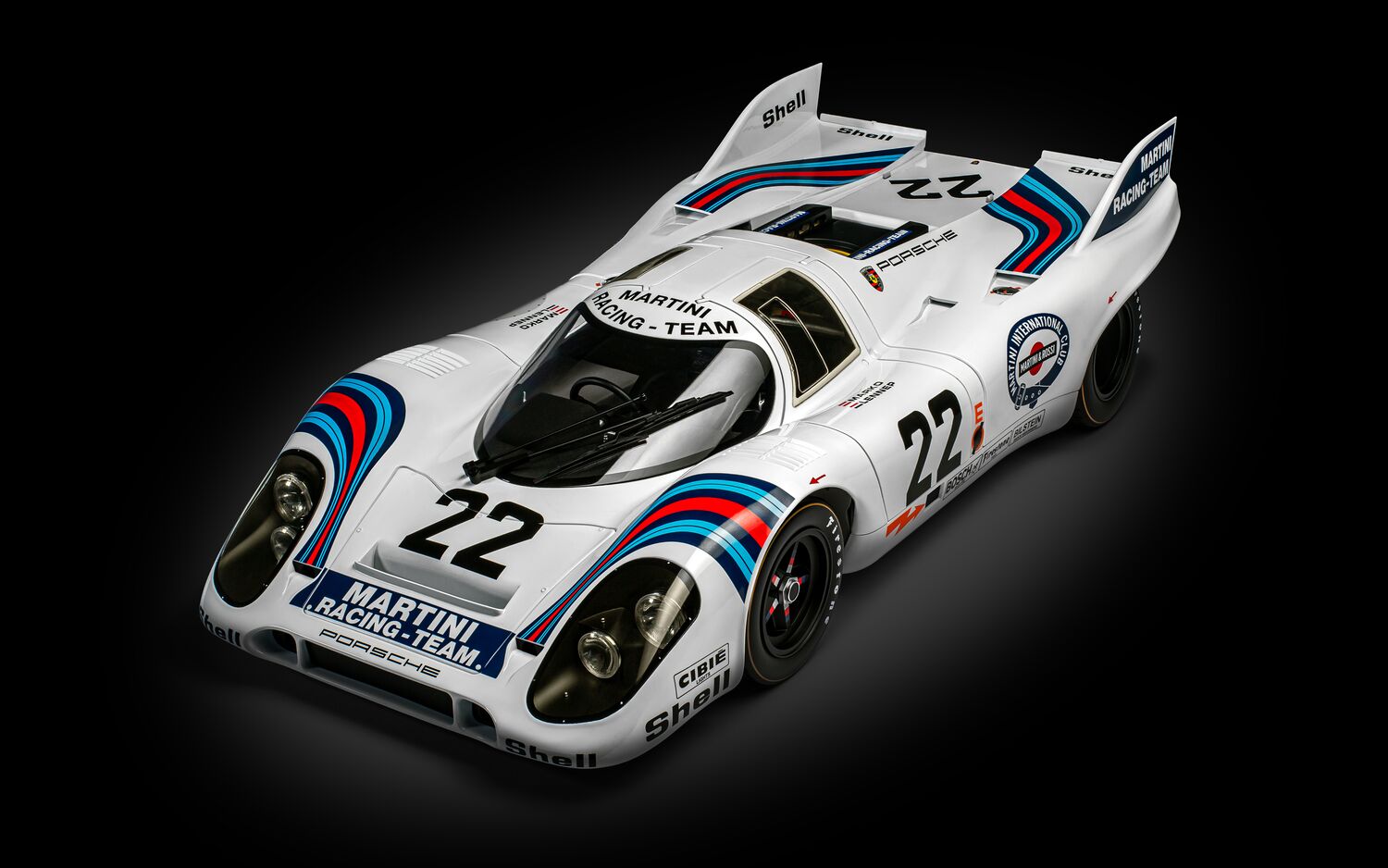 Pocher Porsche 917KH MARTINI Edition and Display Case Bundle - BUNDLEP06