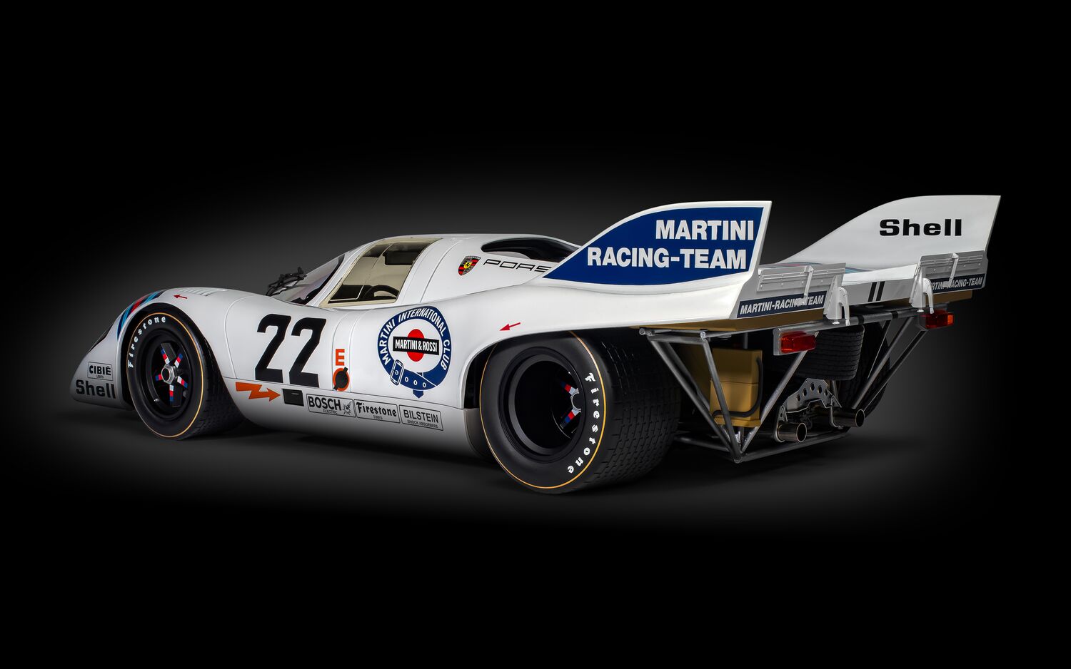 Pocher Porsche 917KH MARTINI Edition and Display Case Bundle - BUNDLEP06