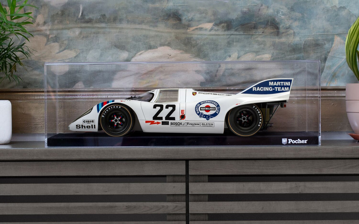 Pocher Porsche 917KH MARTINI Edition and Display Case Bundle - BUNDLEP06