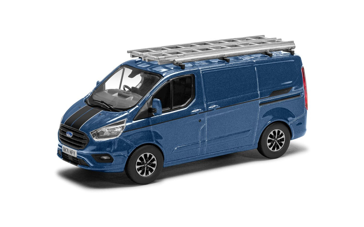 Corgi Ford Transit Custom Sport Van - Chrome Blue VA15104 1:43