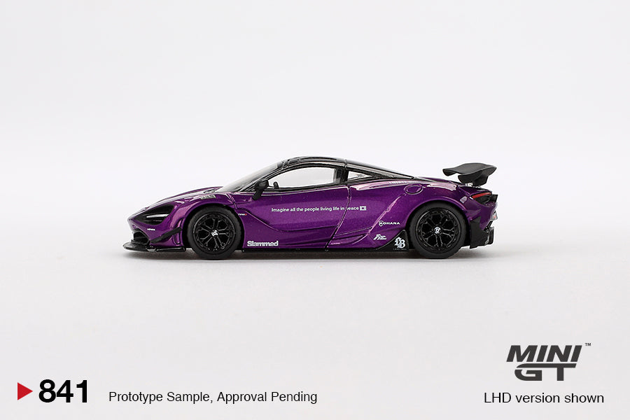 Mini GT McLaren 720S LB★Works Purple 1:64 RHD - MGT00841-R