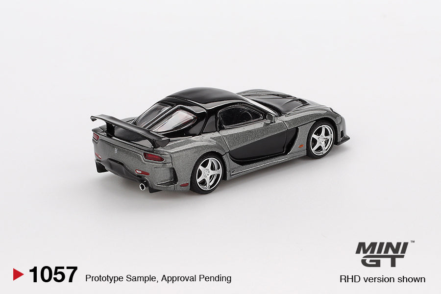 Mini GT Mazda RX-7 Veilside Fortune Grey RHD 1:64 - MGT01057-R