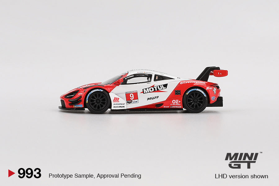 Mini GT McLaren 720S GT3 Evo Pfaff Motorsports 2024 IMSA Laguna Seca 1:64 - MGT00993-L