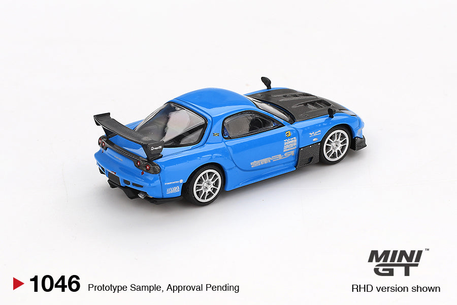 Mini GT Mazda RX-7 RE-Amemiya 20B NA 3ROTOR-7 “Ama-san Go” RHD 1:64 - MGT01046-R