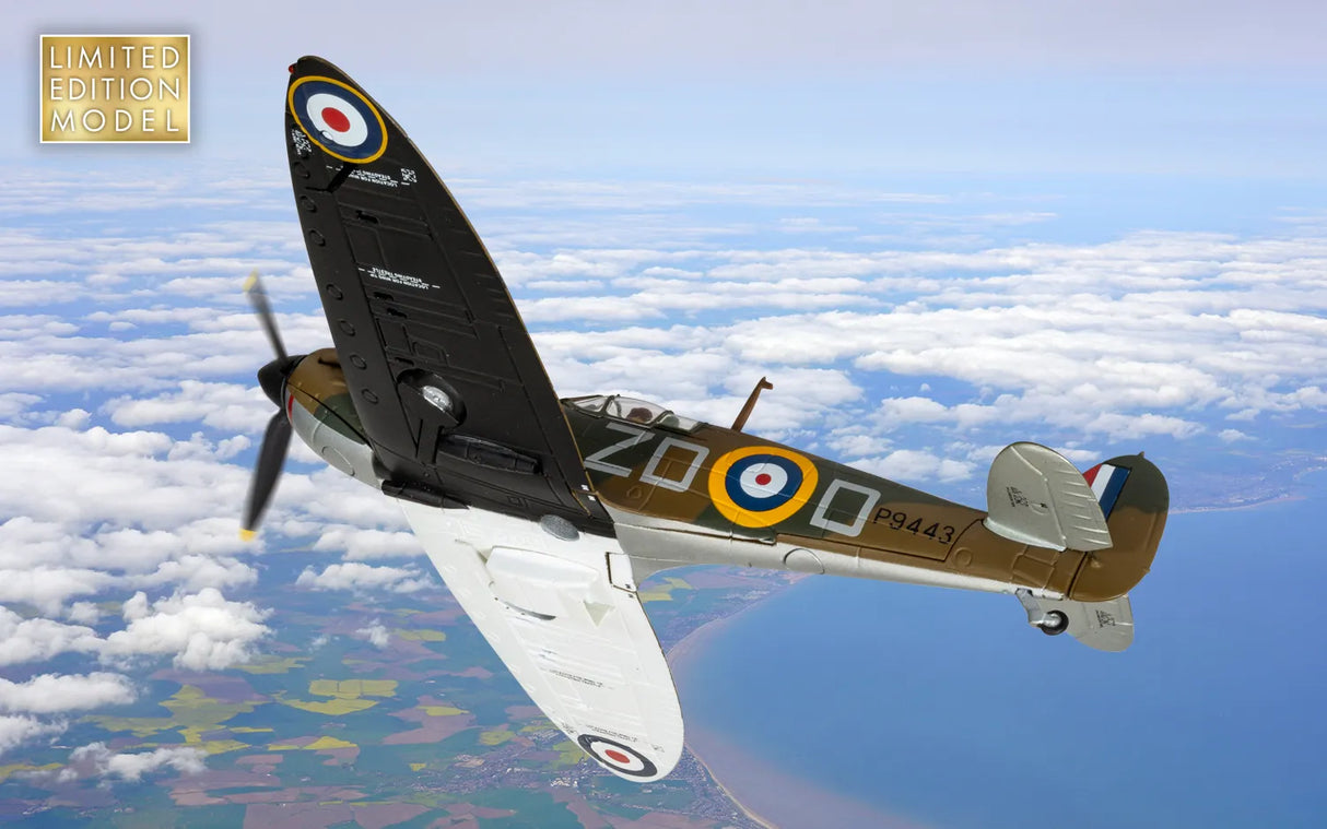Corgi Supermarine Spitfire MkI - RAF No.222 Sqn - Flt Lt Douglas Bader (Battle of Britain 85) - AA39216