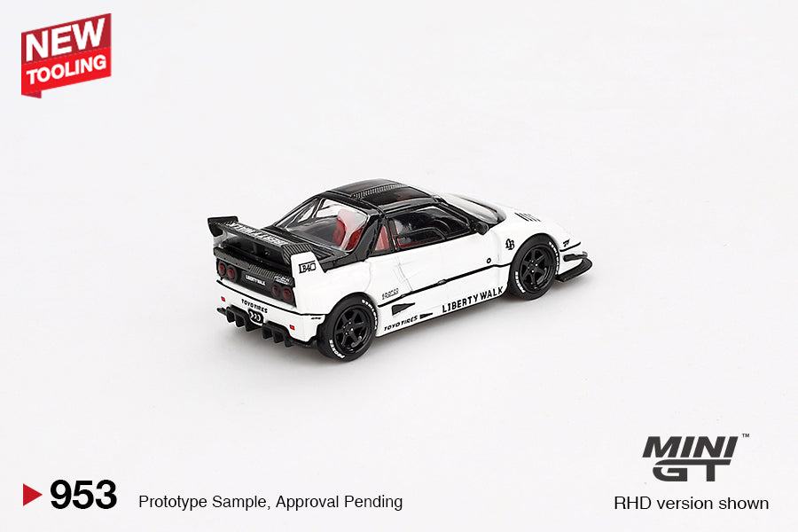 Mini GT Mazda AZ-1 Liberty Walk LB40 White 2024 Tokyo Auto Salon RHD 1:64 - MGT00953-R
