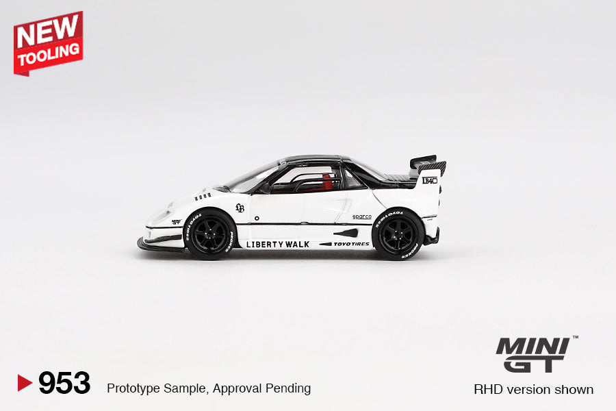 Mini GT Mazda AZ-1 Liberty Walk LB40 White 2024 Tokyo Auto Salon RHD 1:64 - MGT00953-R