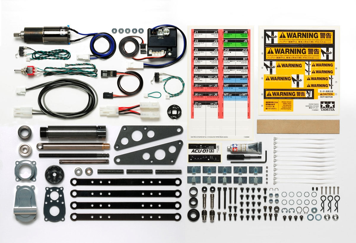 Tamiya RC Tipper Truck Actuator Set - 56545