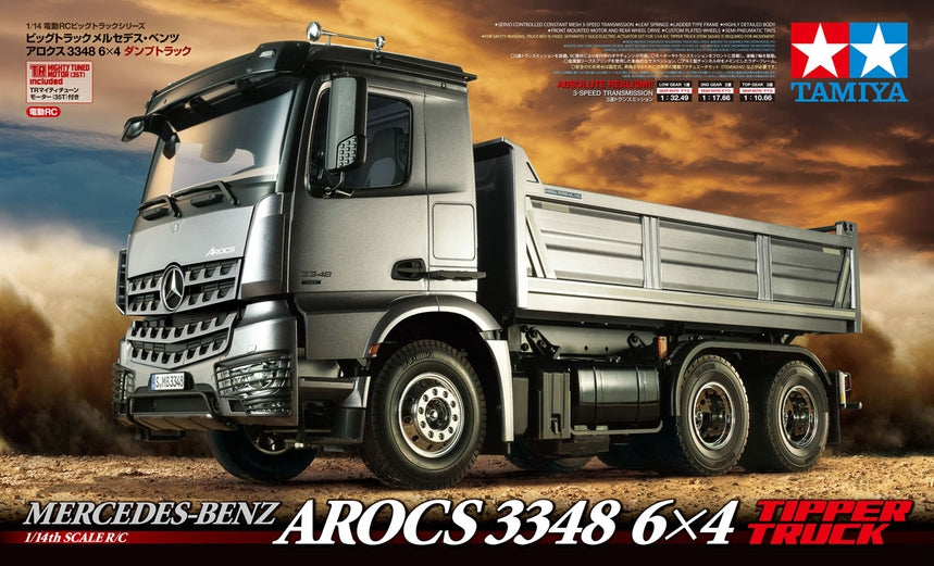 Tamiya RC Mercedes-Benz Arocs 6x4 Tipper Truck 3348 - Item #56357