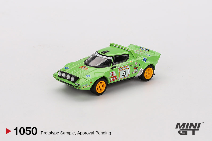 Mini GT Lancia Stratos HF No.04 1979 Spanish Rally Champion LHD 1:64 - MGT01050-L