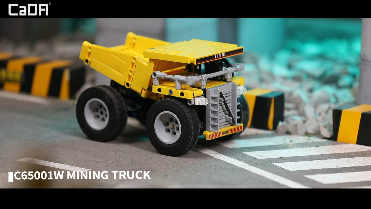 CaDA Heavy Duty Mining Truck 372 Pieces Brick Model Kit C65001W