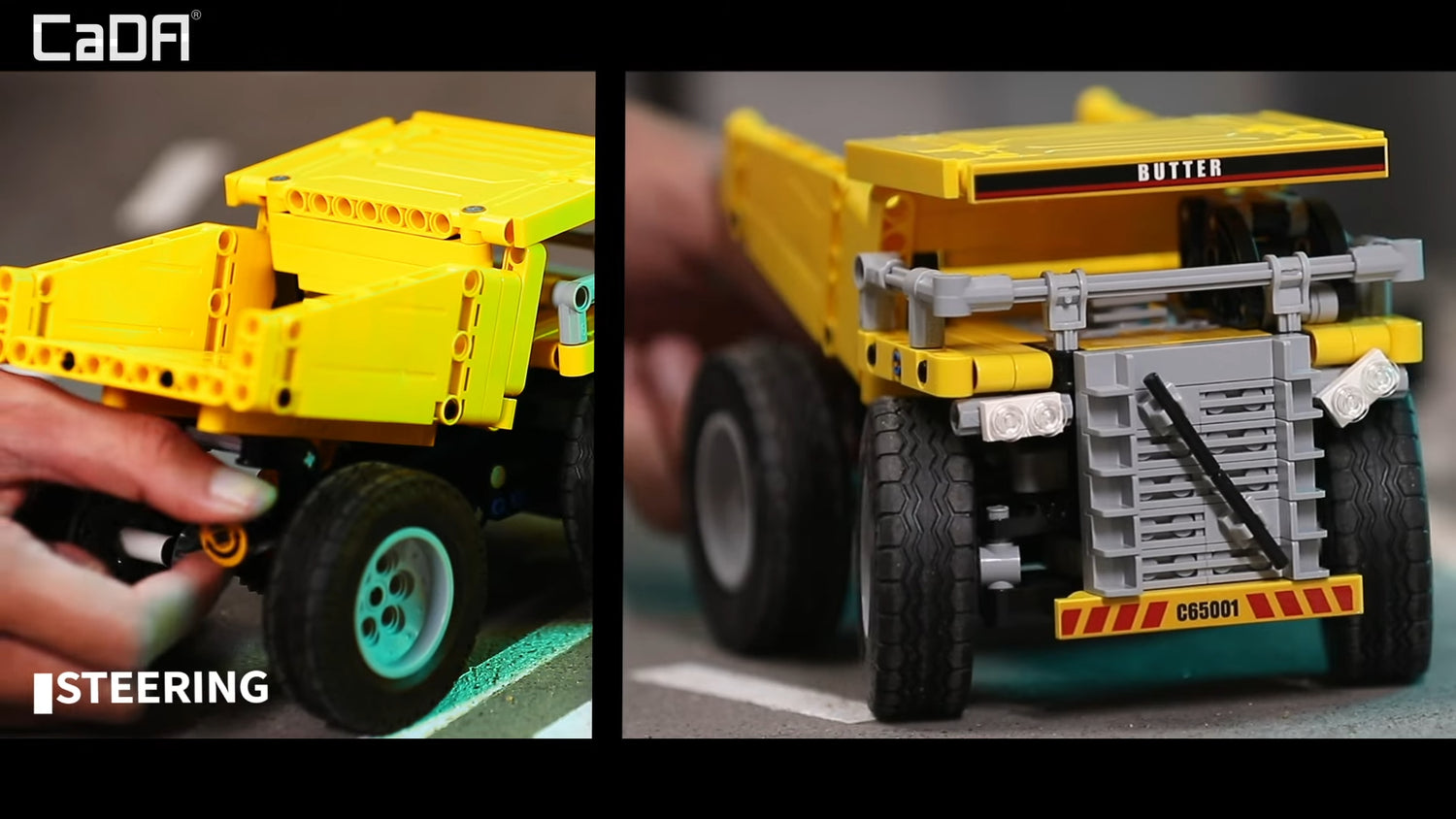 CaDA Heavy Duty Mining Truck 372 Pieces Brick Model Kit C65001W