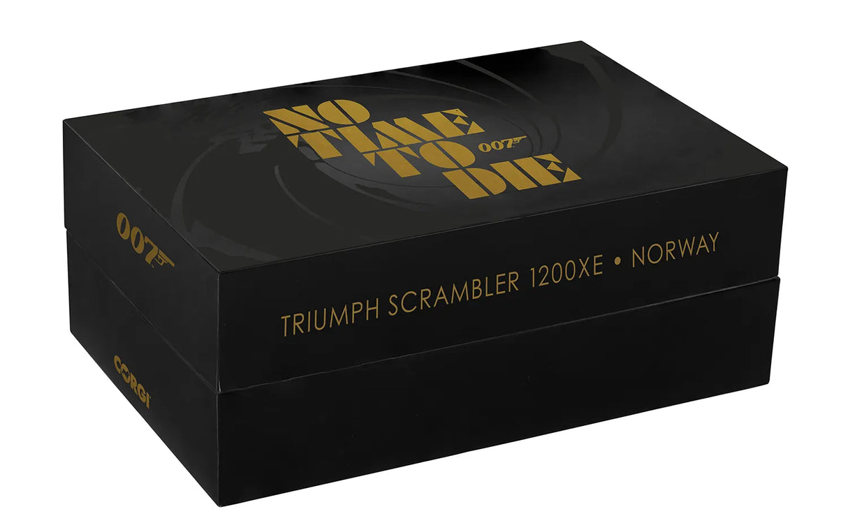 Corgi James Bond - Triumph Scrambler 1200XE (Norway) 'No Time To Die' CC08403 1:12