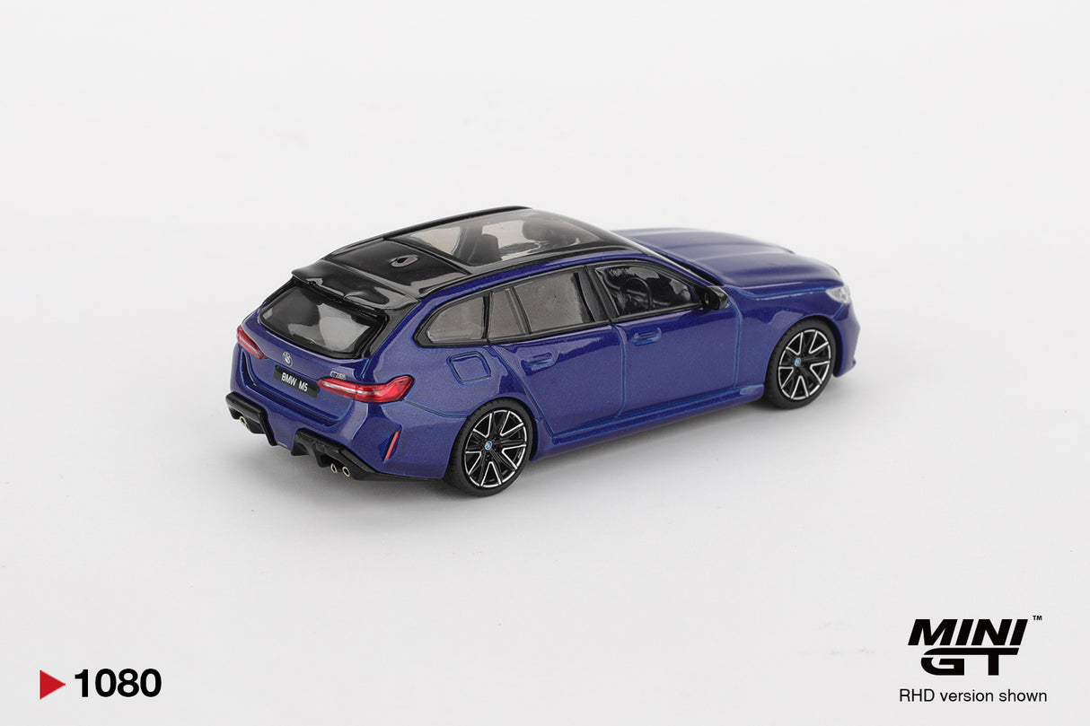 Mini GT BMW M5 Touring Marina Bay Blue Metallic 1:64 - MGT01080-R