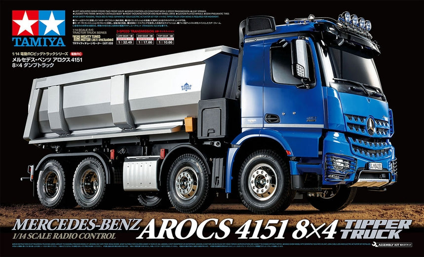 Tamiya RC Mercedes-Benz Arocs 8x4 Tipper Truck 4151 - Item #56366