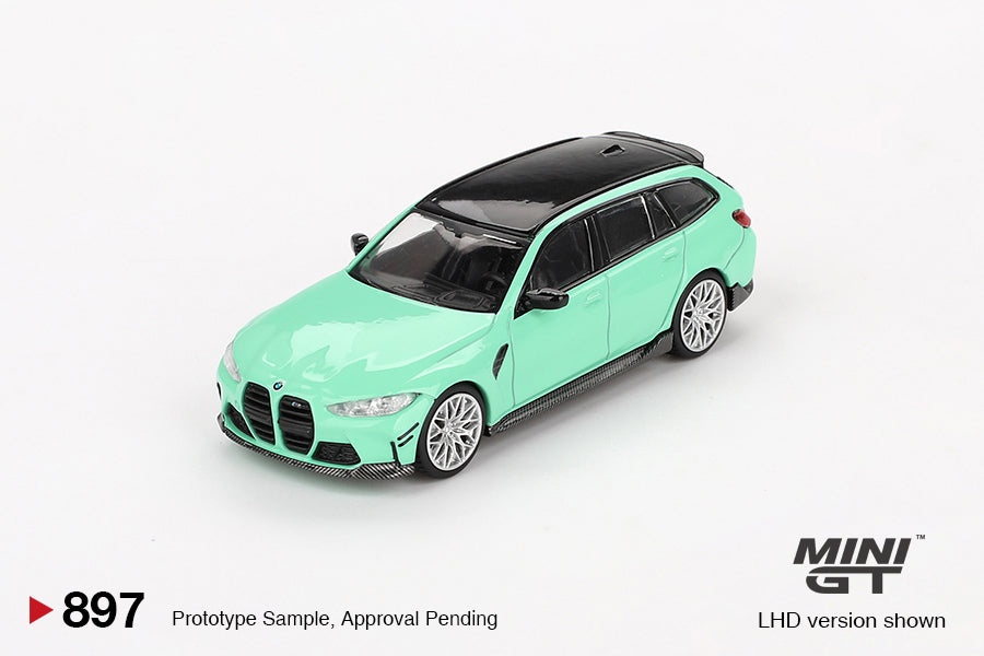 Mini GT BMW M3 M Performance Touring Mint Green RHD 1:64 - MGT00897-R