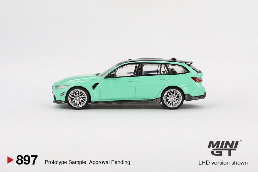 Mini GT BMW M3 M Performance Touring Mint Green RHD 1:64 - MGT00897-R