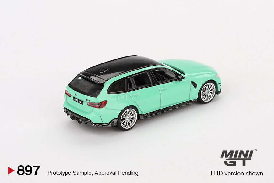 Mini GT BMW M3 M Performance Touring Mint Green RHD 1:64 - MGT00897-R