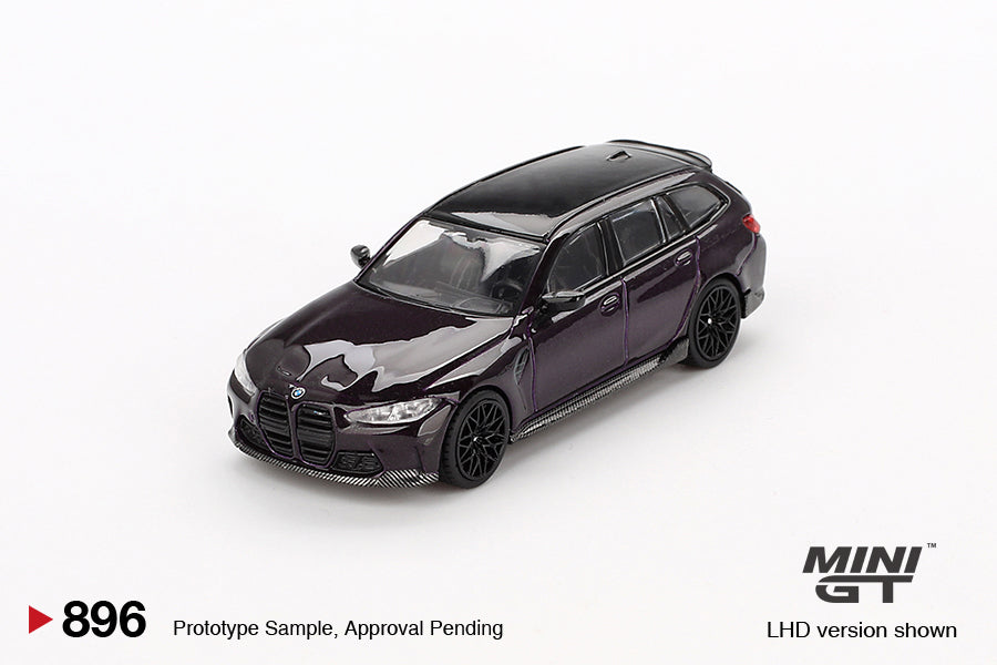 Mini GT BMW M3 M Performance Touring Daytona Violet LHD 1:64 - MGT00896-L