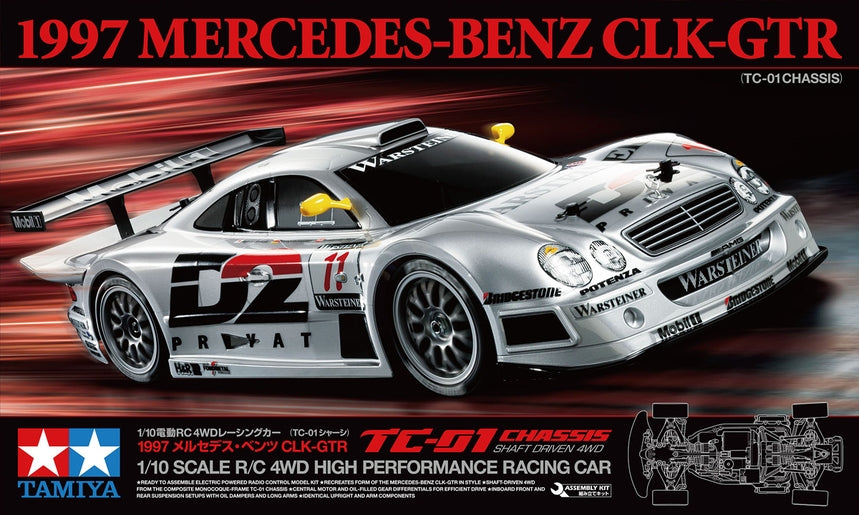 Tamiya RC Mercedes-Benz CLK-GTR (1997) TC-01 Item #58731