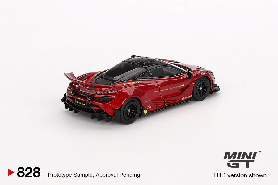 Mini GT McLaren 720S LB Works GEM Red RHD 1:64 - MGT00828-R