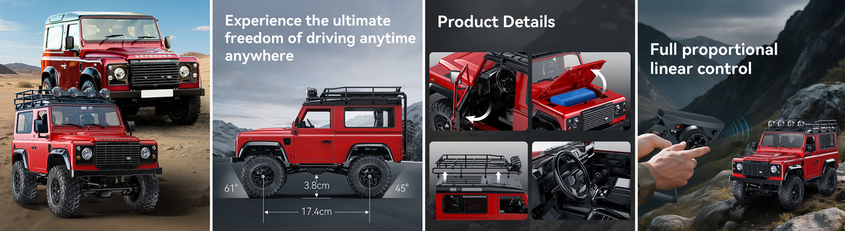 Double E RC Land Rover Defender 90 Crawler Pro 1:14 E823-003